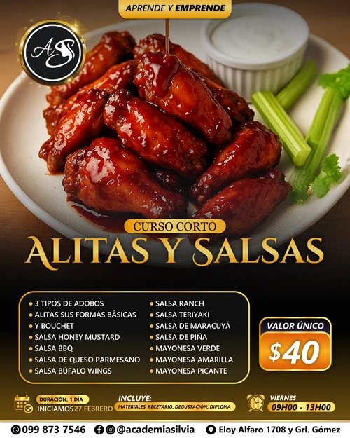 Alitas, Salsas y Más