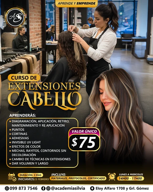 Curso Extensiones de Cabello