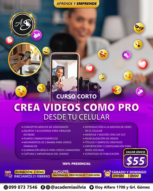 Curso Videos Profesionales desde tu celular