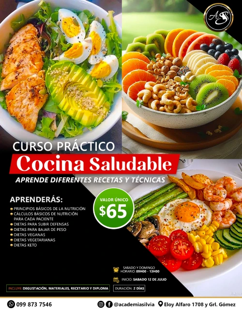Curso Práctico Cocina Saludable