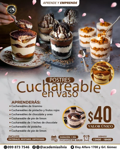 Postres en Envases para Emprender