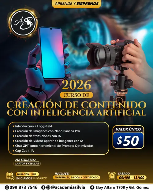 Curso Creación de Contenidos con IA