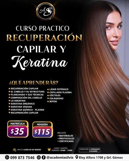 Recuperación Capilar y Keratina