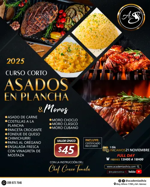 Asados en Plancha y Moros