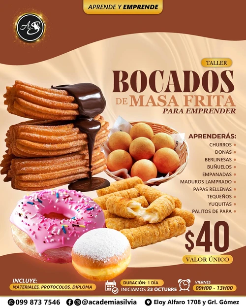 Taller Bocados de Masa Frita