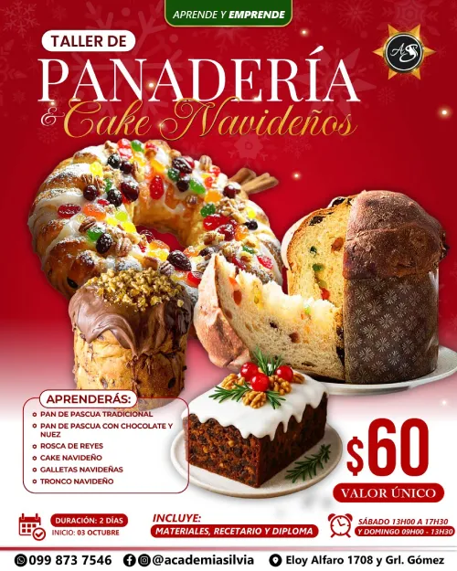 Panadería y Cakes Navideños