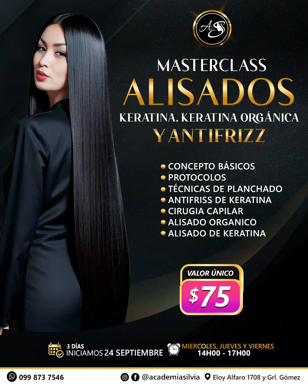 Masterclass Alisados, Keratina y Antifrizz