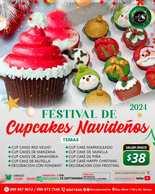 Cupcakes Navideños