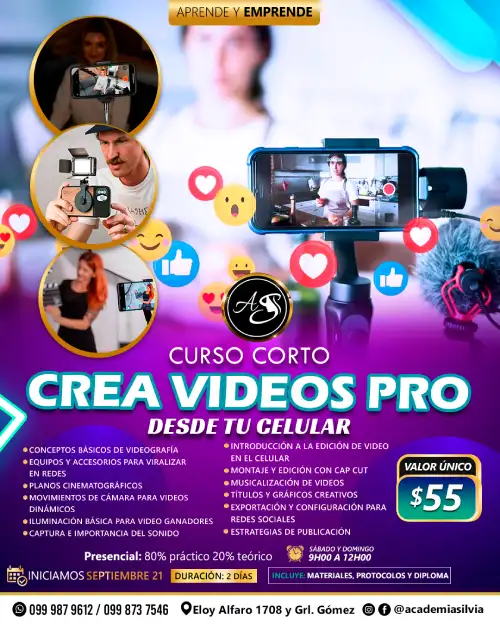 Curso Videos Profesionales desde tu celular